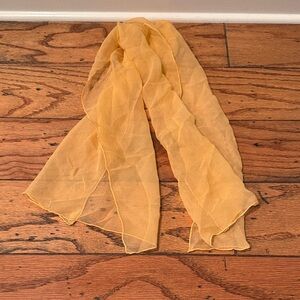 Vintage sheer silk scarf